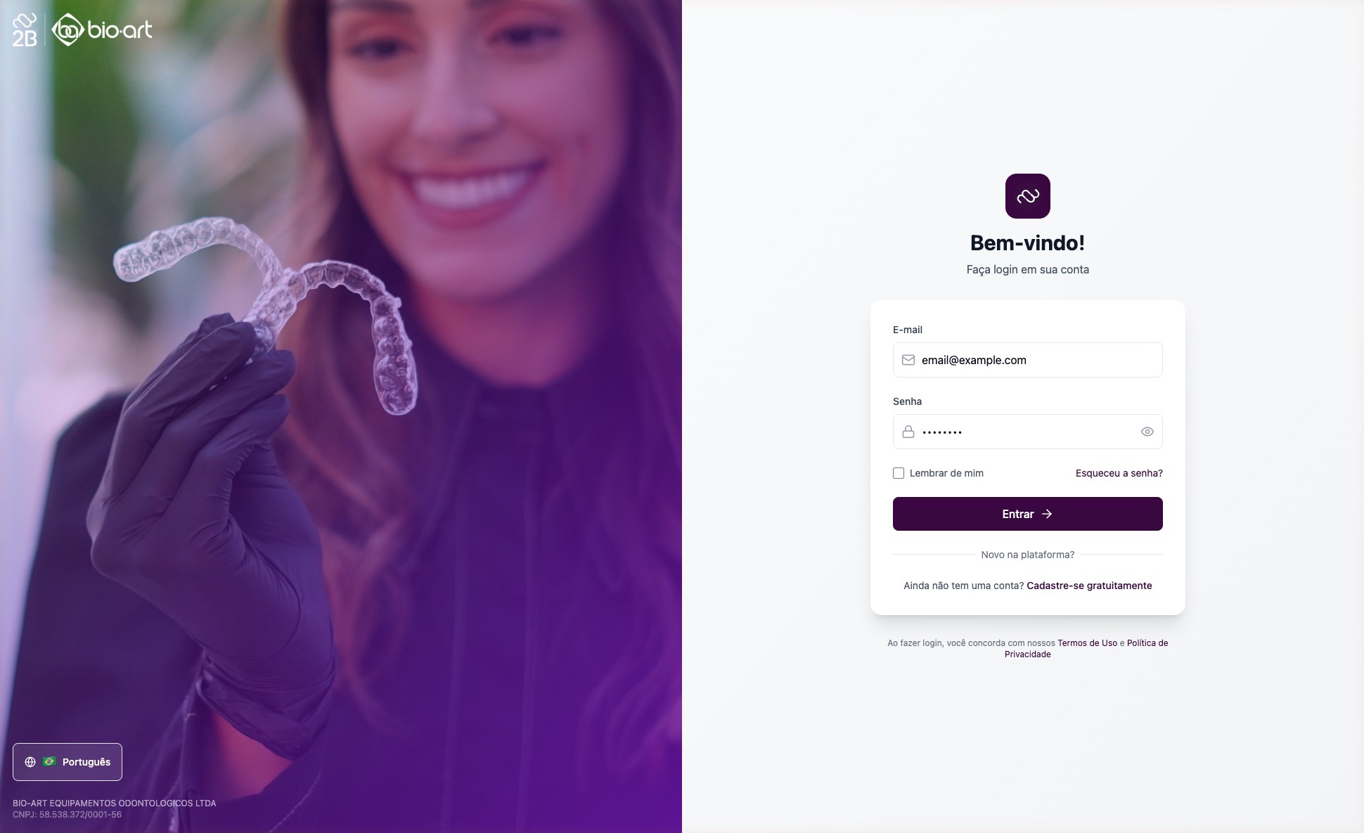 2B Aligner: Login
