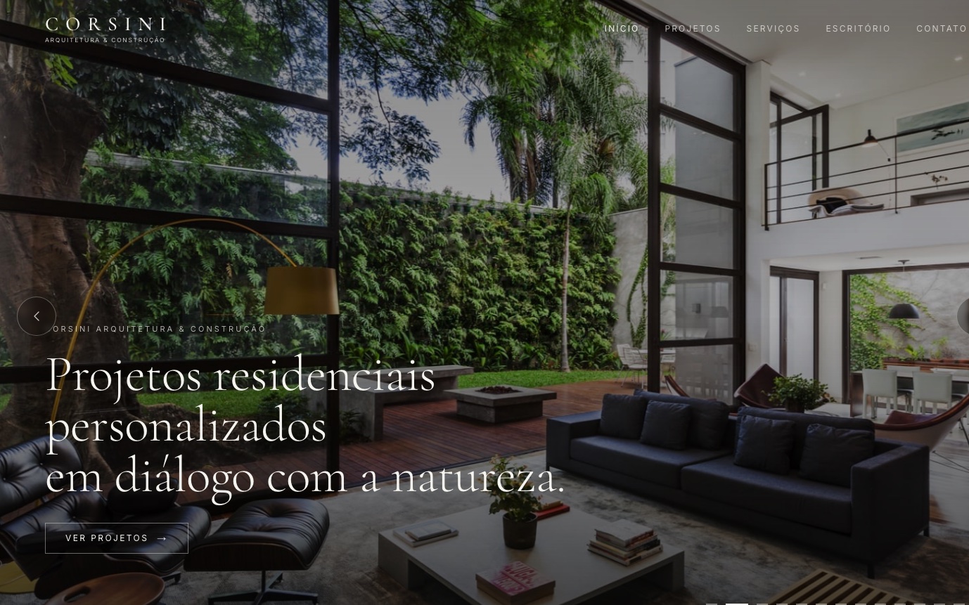 Corsini Arquitetura: Início