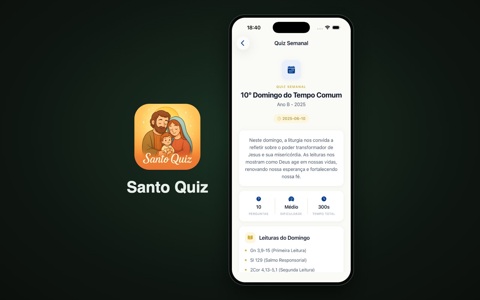 Santo Quiz: Quiz da Missa